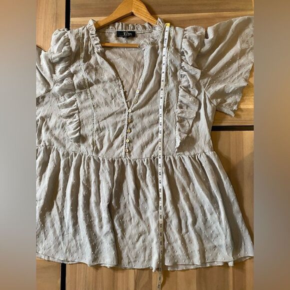 ‎Sheer ruffle blouse - Picture 5 of 5